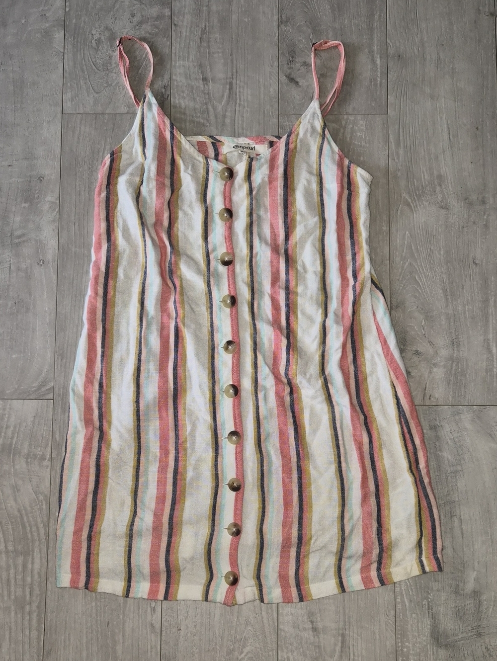 Ripcurl Dress Pullover Striped Summer Tank Dress - Multicolor SKU: A1